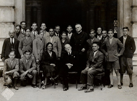 Fotografia di classe negli ultimi anni di insegnamento